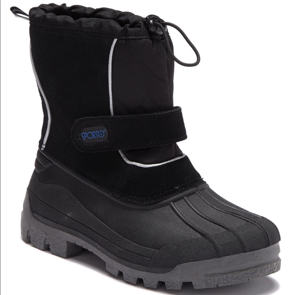 New! Kids Sporto Hook and Loop Boots